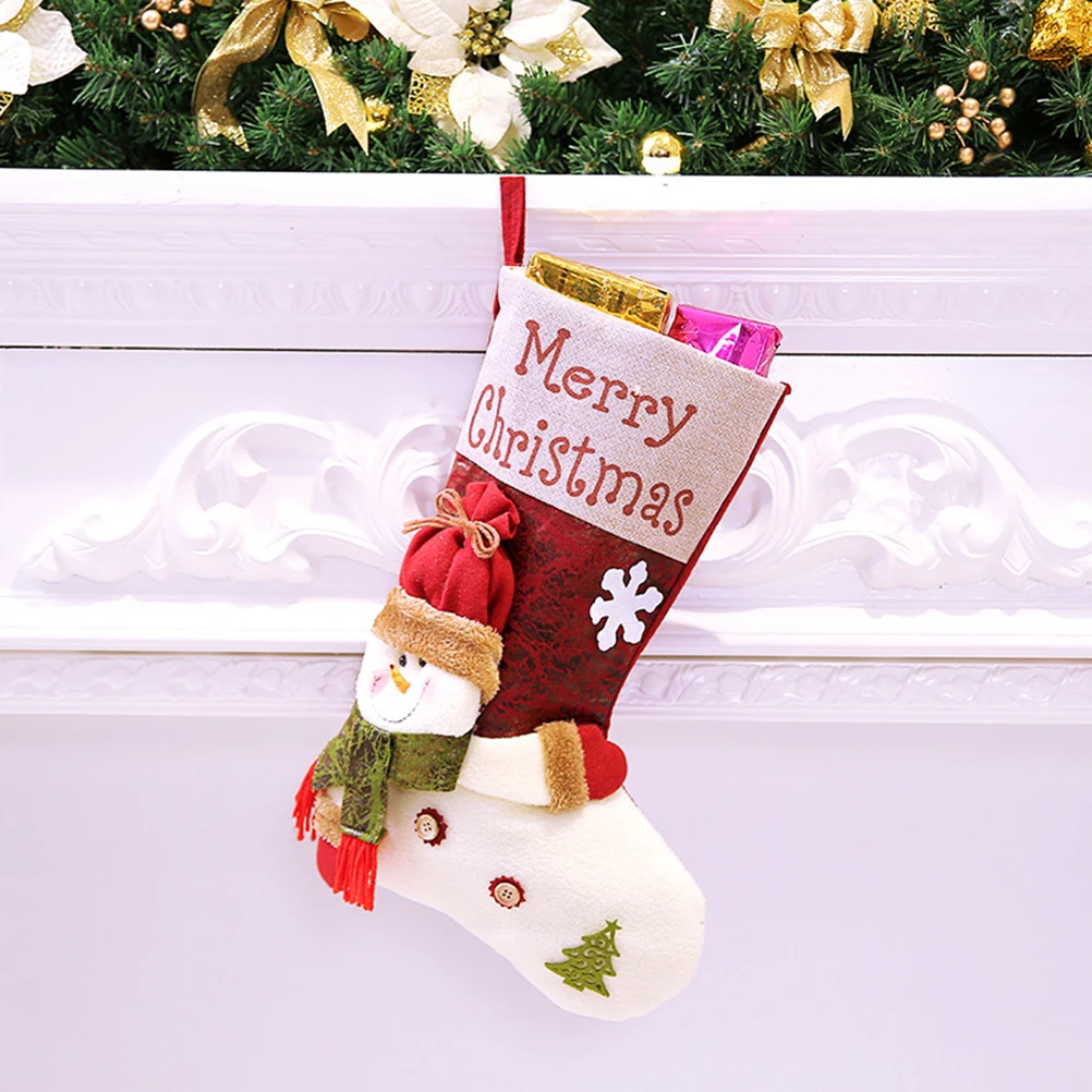 2Pcs Classic Christmas Stockings s Stockings Candy Socks Gifts Bag Christmas Tree Hanging Xmas Decoration (Santa Claus and Sn
2Pcs Classic Christmas Stockings s Stockings Candy Socks Gifts Bag Christmas Tree Hanging Xmas Decoration (Santa Claus and Sn