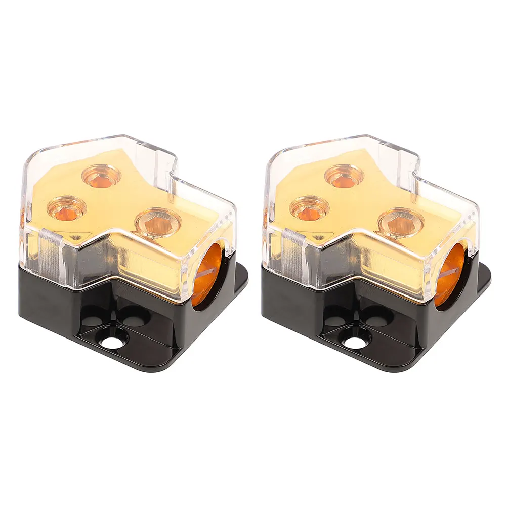 2pcs Copper Block Audio Junction Amplifier Ground Cable Splitter Automotive Accessories
2pcs Copper Block Audio Junction Amplifier Ground Cable Splitter Automotive Accessories