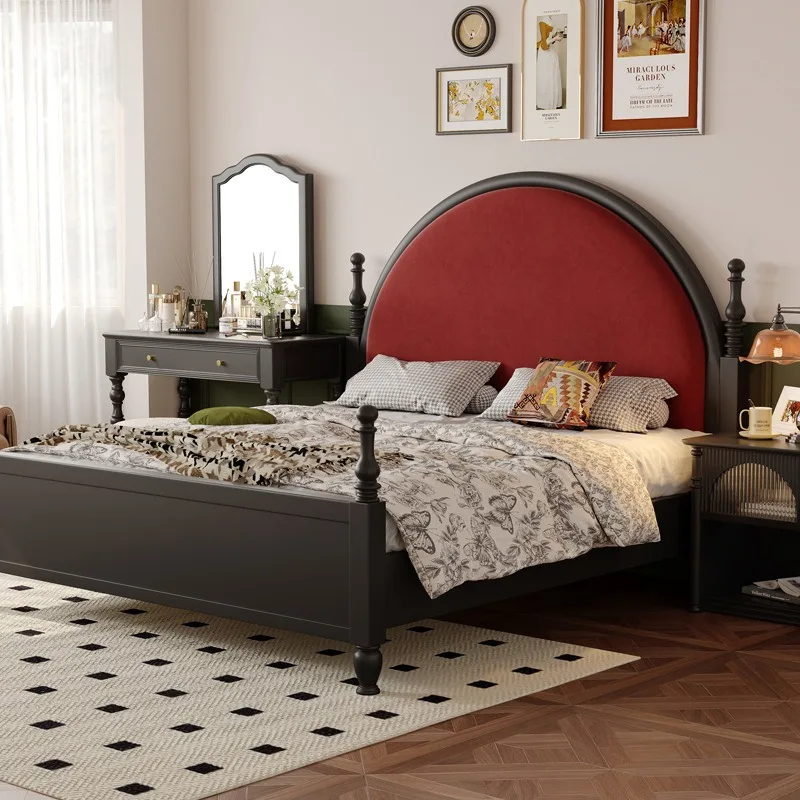 Bed Old Paris bed 1.8 meters Master bedroom double bed American solid wood bed 1.5
Bed Old Paris bed 1.8 meters Master bedroom double bed American solid wood bed 1.5