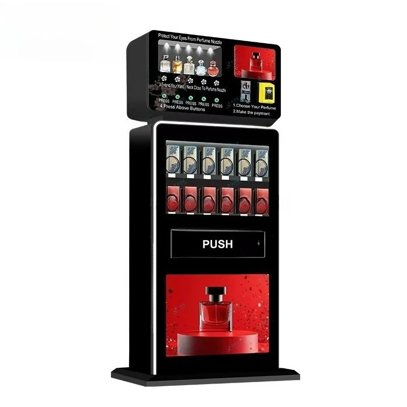Customized Multi Style Perfume Spray Vending Machine Stand Style Wifi 4G Mode Retail Store Hotel Hot Item
Customized Multi Style Perfume Spray Vending Machine Stand Style Wifi 4G Mode Retail Store Hotel Hot Item