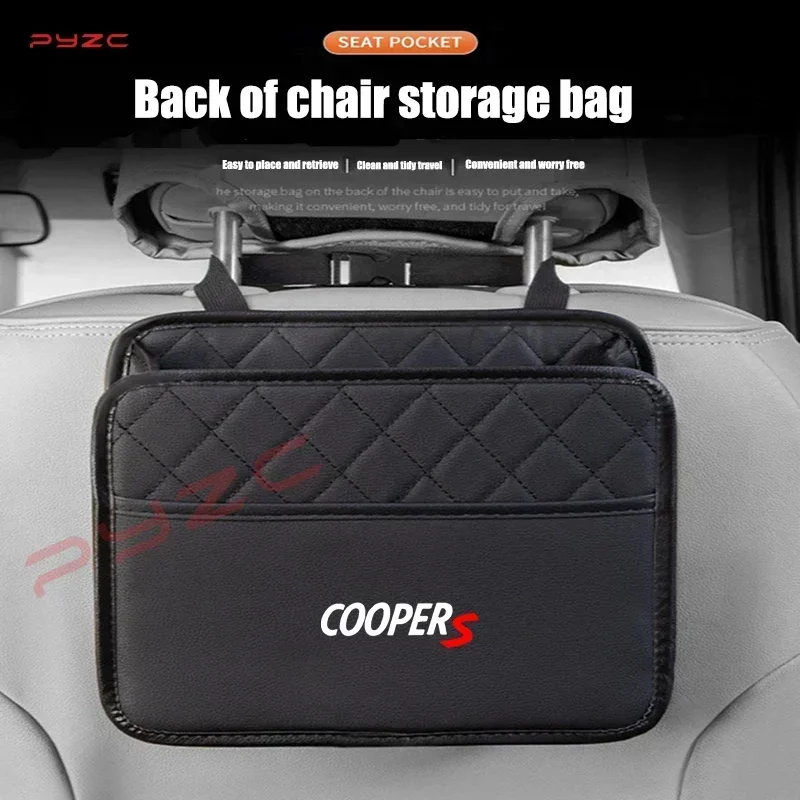 For Mini Cooper S JCW F55 F56 F60 F53 F54 R55 John Cooper Works Car Storage Box Phone Pocket Back Seat Organizer Hanging Bag
For Mini Cooper S JCW F55 F56 F60 F53 F54 R55 John Cooper Works Car Storage Box Phone Pocket Back Seat Organizer Hanging Bag
