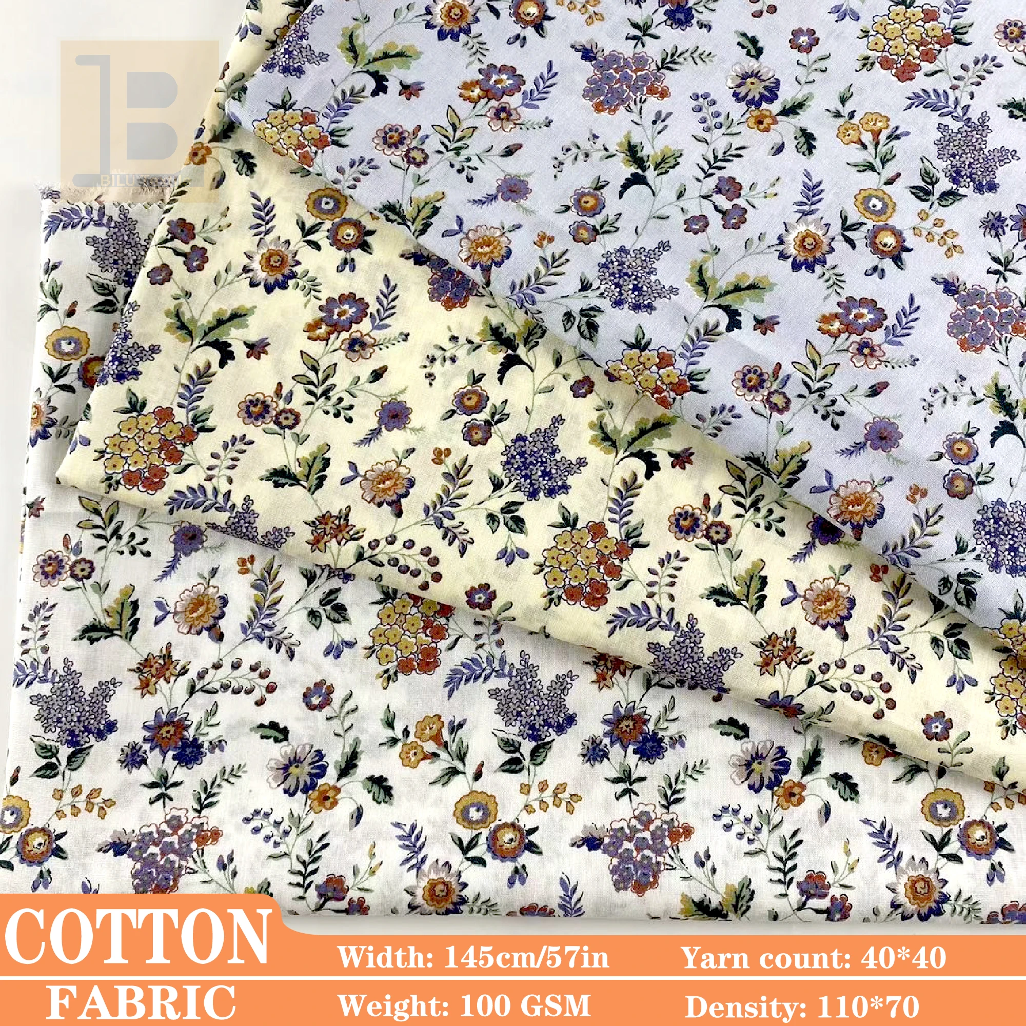 100*145cm Cotton Poplin Floral Print Fabric,Like Liberty Style For Kids, Dresses & DIY Sewing Clothing(per meter)
100*145cm Cotton Poplin Floral Print Fabric,Like Liberty Style For Kids, Dresses & DIY Sewing Clothing(per meter)