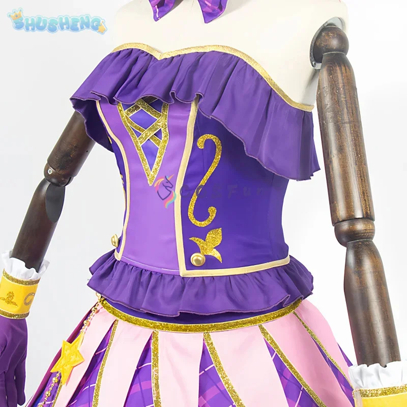 Anime Aikatsu Friends! Shirakaba Risa Cosplay Costume Women sweet dress necklaces props socks glove Halloween Lolita uniform
Anime Aikatsu Friends! Shirakaba Risa Cosplay Costume Women sweet dress necklaces props socks glove Halloween Lolita uniform