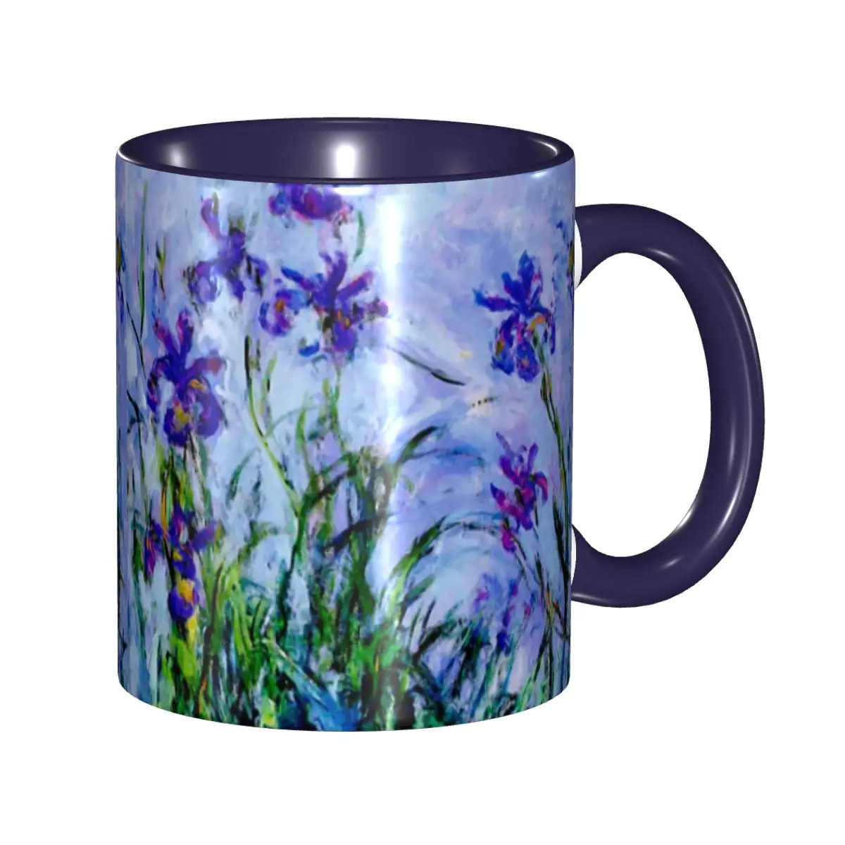 Customized Claude Monet Lilac Irises Coffee Mug DIY Famous Oil Painting Ceramic Milk Tea Cups
Customized Claude Monet Lilac Irises Coffee Mug DIY Famous Oil Painting Ceramic Milk Tea Cups