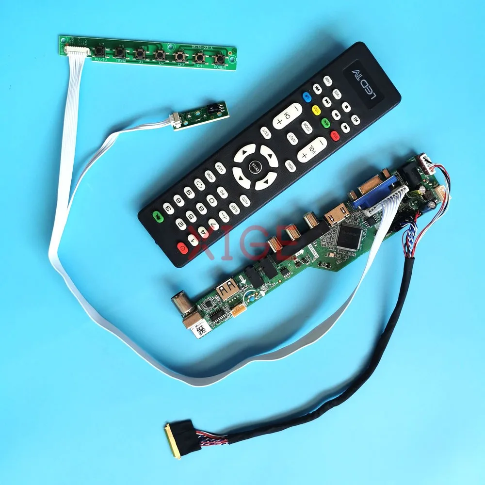 Для LTN156AT29-401/H01/L01 плата контроллера драйвера 40-контактный LVDS HDMI + VGA + AV + USB 1366x768 экран ноутбука аналоговый ТВ 15,6 "комплект DIY
Для LTN156AT29-401/H01/L01 плата контроллера драйвера 40-контактный LVDS HDMI + VGA + AV + USB 1366x768 экран ноутбука аналоговый ТВ 15,6 "комплект DIY