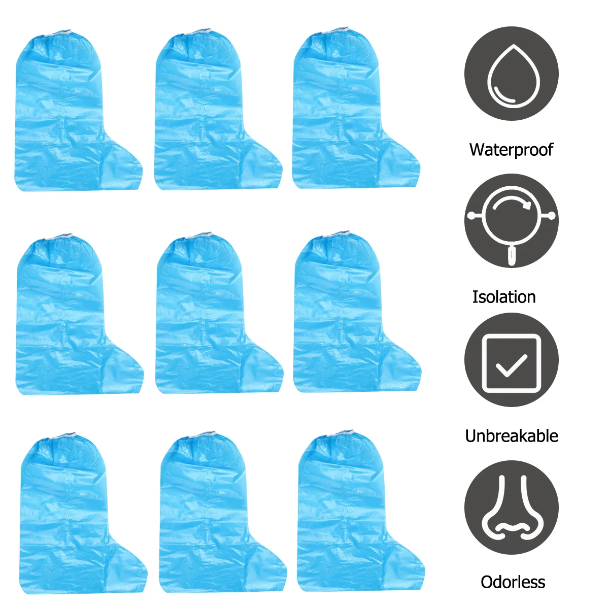 10 Pcs over The Knee Waterproof Shoe Covers Anti Slip Washable Reusable Boots High-top
10 Pcs over The Knee Waterproof Shoe Covers Anti Slip Washable Reusable Boots High-top