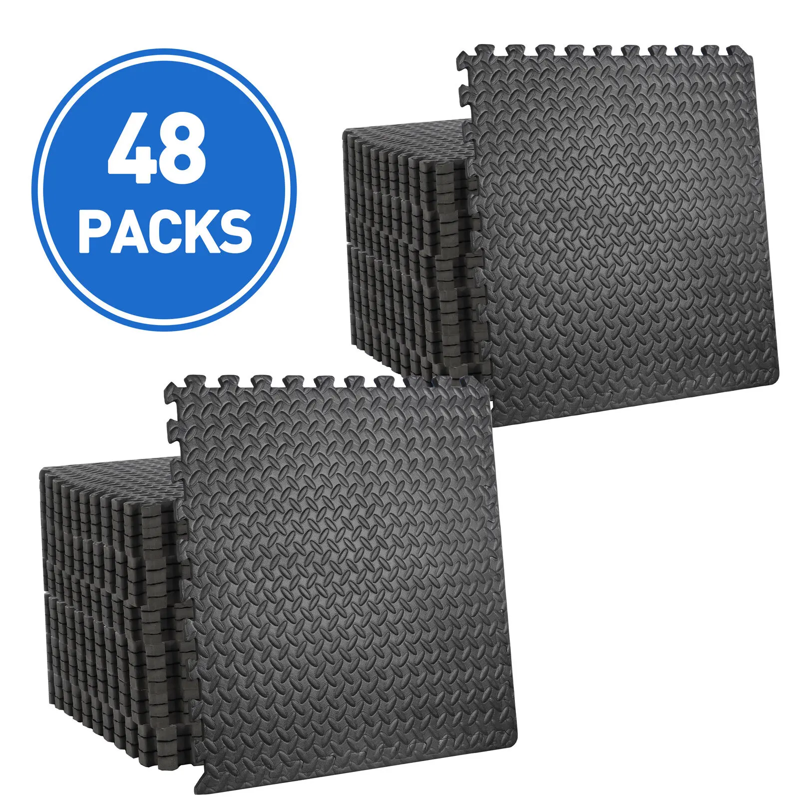 48PCS Puzzle Exercise Mat Safe EVA Foam Interlock Protective Floor 192 Sq Ft
48PCS Puzzle Exercise Mat Safe EVA Foam Interlock Protective Floor 192 Sq Ft