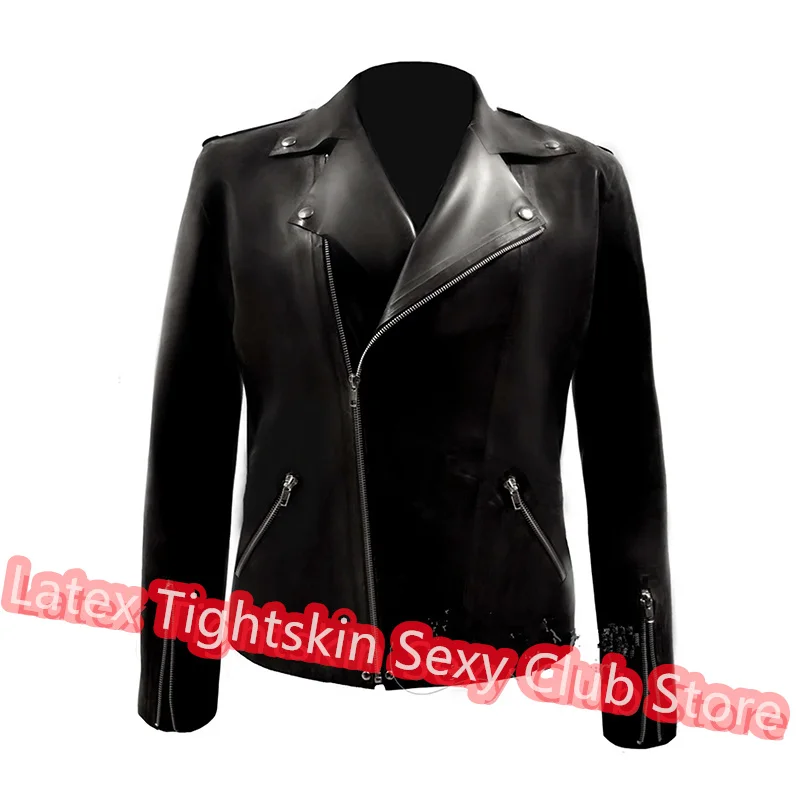 Handmade Latex Men Long Sleeve Top Latex T-shirt Rubber Suit Cosplay Costume
Handmade Latex Men Long Sleeve Top Latex T-shirt Rubber Suit Cosplay Costume