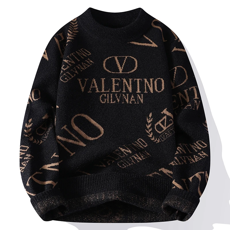 Men's Thiened Winter Sweater Warm Casual Top f High Collar Base irt Trendy Brand Mink Velvet Inner Knitted Wear
Men's Thiened Winter Sweater Warm Casual Top f High Collar Base irt Trendy Brand Mink Velvet Inner Knitted Wear