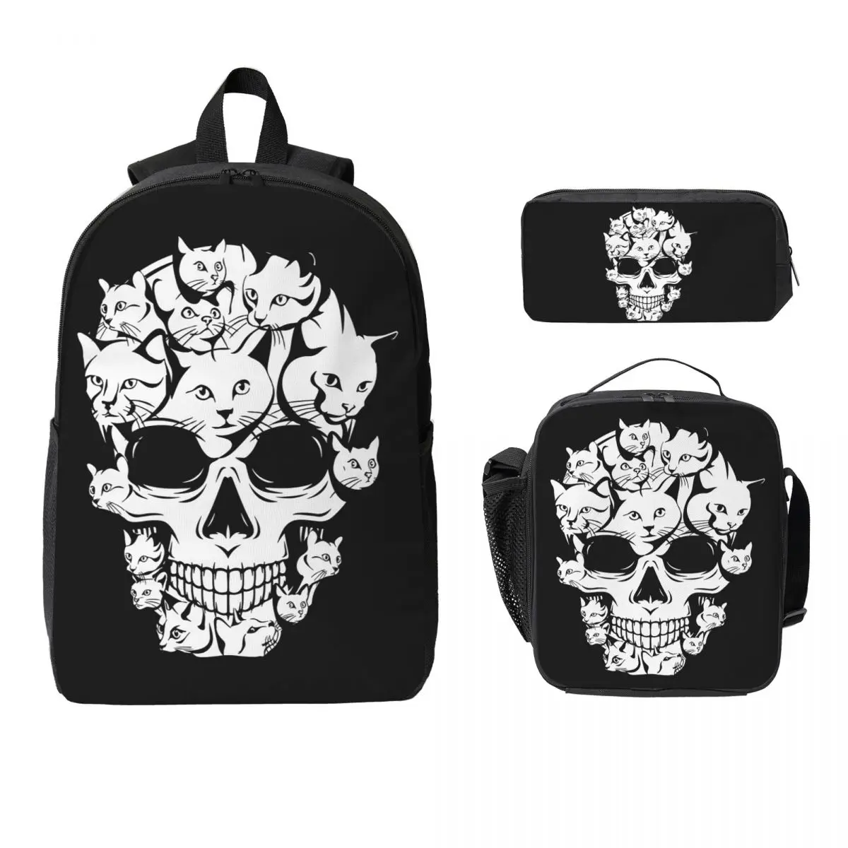 Halloween Funny Cat Skull Cat Min Backpack BookBag School Bag Laptop Shoulder Bags 3ps Insulated Lunch Bag Pencil Case
Halloween Funny Cat Skull Cat Min Backpack BookBag School Bag Laptop Shoulder Bags 3ps Insulated Lunch Bag Pencil Case