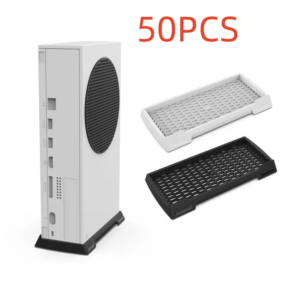 50pcs Game Console Plastic Vertical Holder Mount support Bracket Stand for Xbox Series S Game Host Station Base Accessories
50pcs Game Console Plastic Vertical Holder Mount support Bracket Stand for Xbox Series S Game Host Station Base Accessories