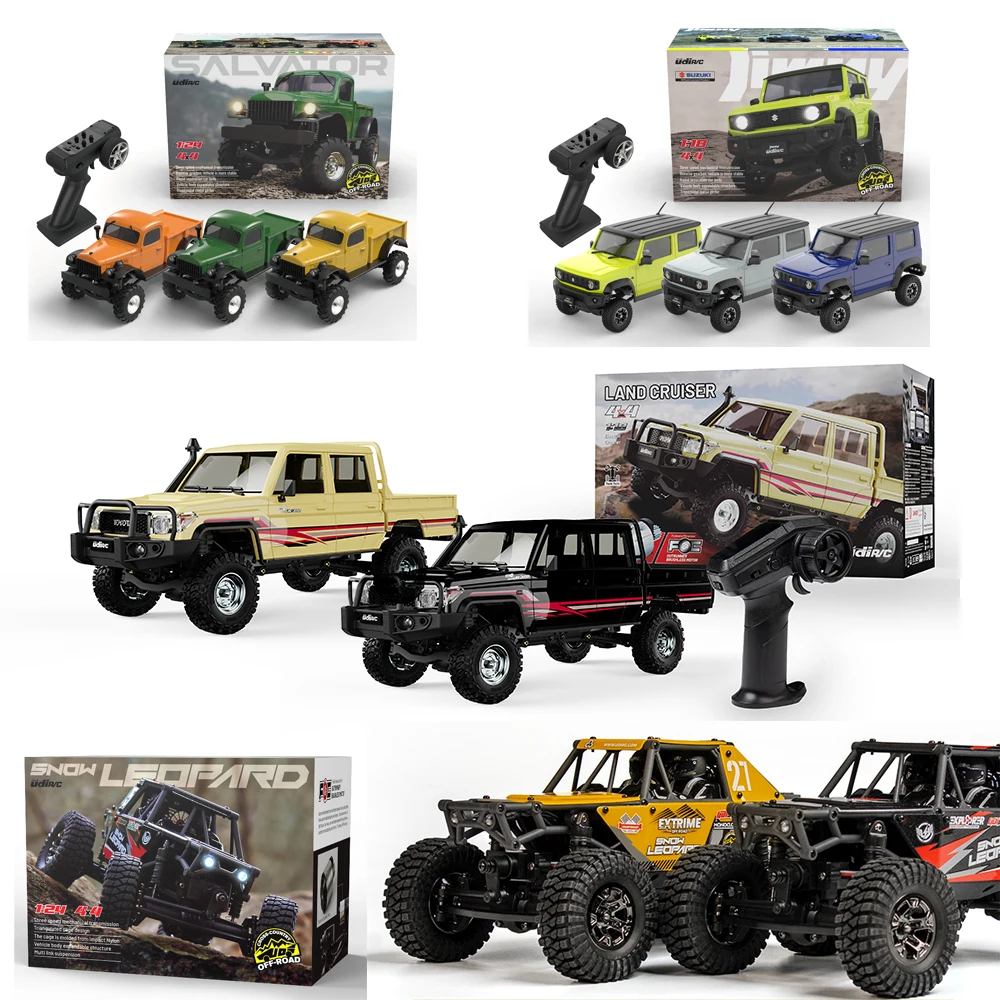 UDIRC Mini 4WD RC Crawler Off-Road Truck Car All Terrain Remote Control Rock Crawler Obstacle Climber for Adults
UDIRC Mini 4WD RC Crawler Off-Road Truck Car All Terrain Remote Control Rock Crawler Obstacle Climber for Adults