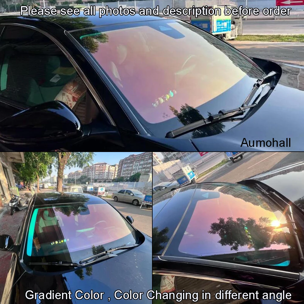 75x300cm VLT 78% Sunset Red Windshield Foils, Optical Color Change Windscreen Tinting Film, Window Tint Solar Protection
75x300cm VLT 78% Sunset Red Windshield Foils, Optical Color Change Windscreen Tinting Film, Window Tint Solar Protection