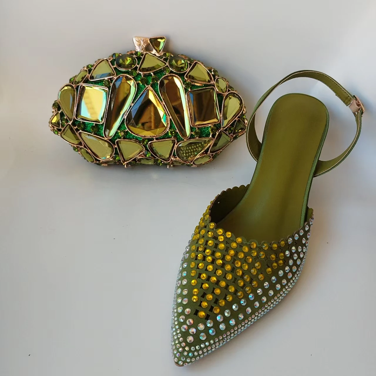 LNATISNOVA Women's Sandals High-quality Italian Style African Women's Sandals Designer Luxury Shoes With Gems Clutch Purse
LNATISNOVA Women's Sandals High-quality Italian Style African Women's Sandals Designer Luxury Shoes With Gems Clutch Purse