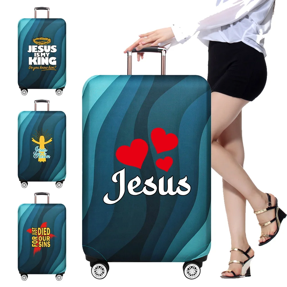 Luggage Cover 18-32inch Travel Accessories Wear Resistant Multiple Style Options Dust Cover Jesus Series Protective Case
Luggage Cover 18-32inch Travel Accessories Wear Resistant Multiple Style Options Dust Cover Jesus Series Protective Case