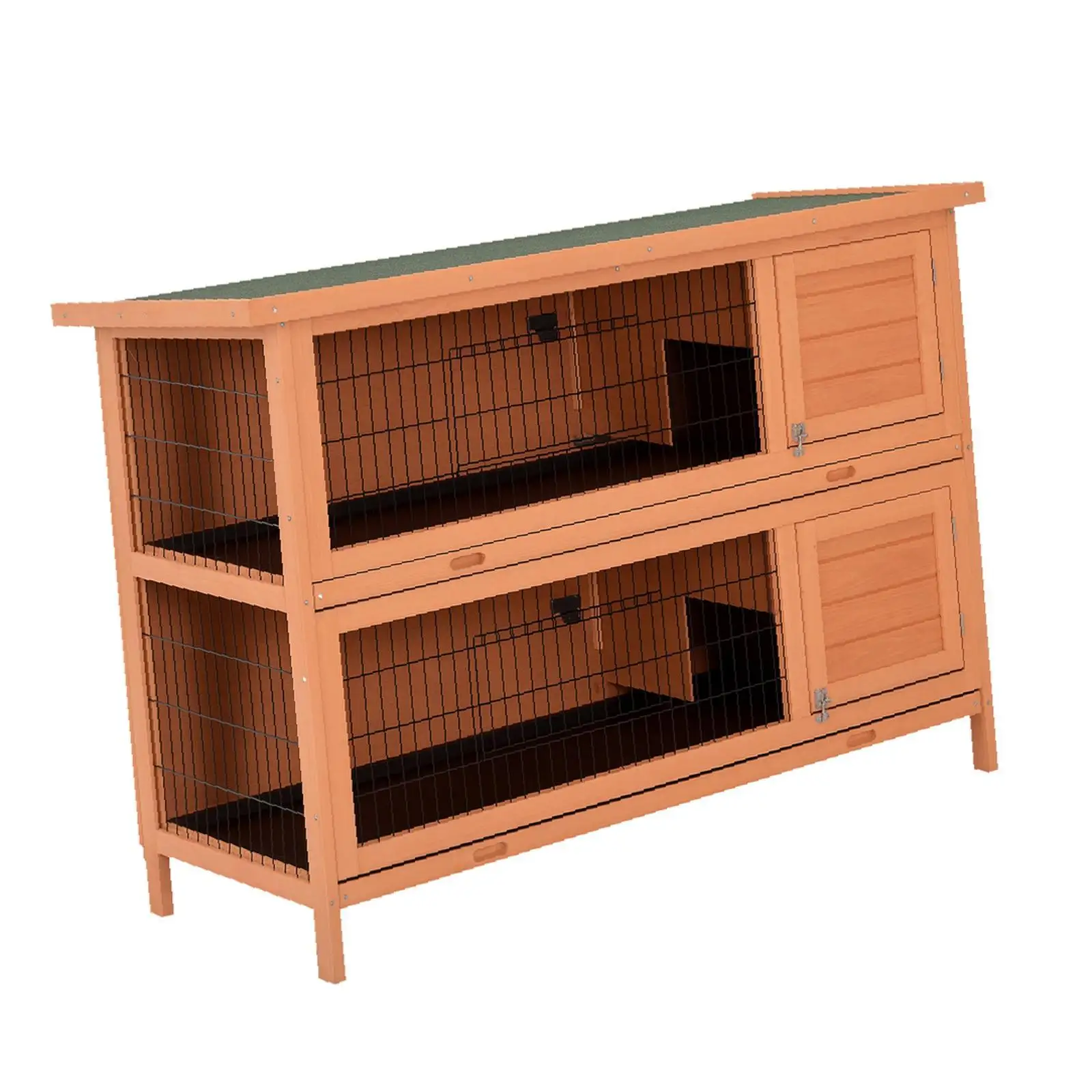Деревянный домик для кроликов, двухъярусный вольер, клетка для животных, уличный и домашний укрытие для мелких животных
Деревянный домик для кроликов, двухъярусный вольер, клетка для животных, уличный и домашний укрытие для мелких животных