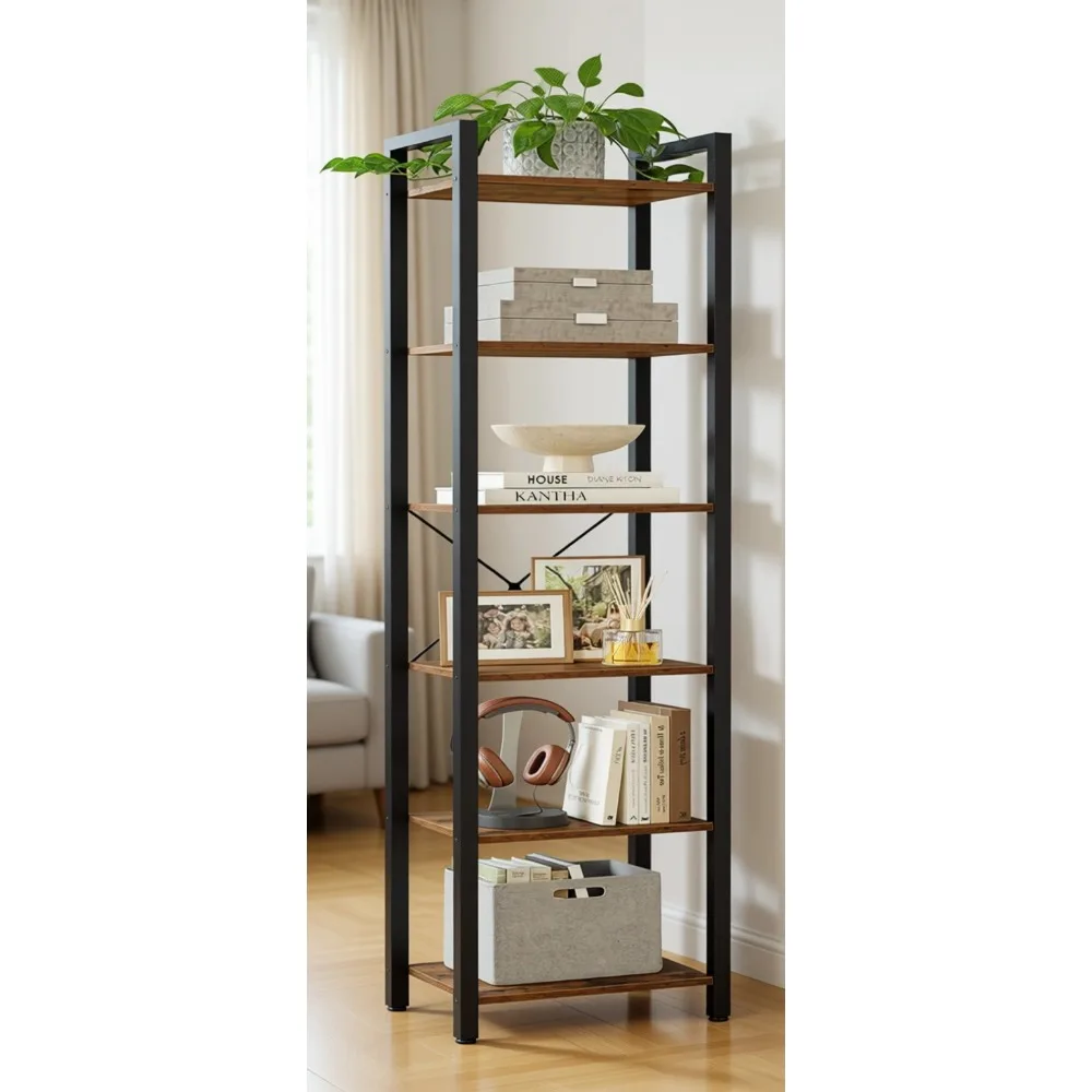 Six Tier Industrial Bookshelf Steel Frame Rustic Brown and Black for Living Room Office Study 118 157 732 Inches
Six Tier Industrial Bookshelf Steel Frame Rustic Brown and Black for Living Room Office Study 118 157 732 Inches