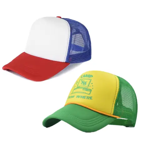 Halloween Sport Retro Stranger Hut Cosplay Dustin Baseball Kappe Mesh Denken Hüte Unisex Zubehör Einstellbare Prop Outdoor