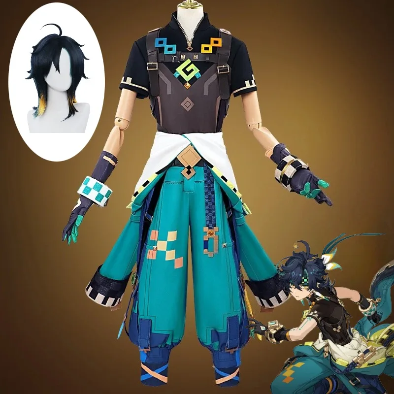 Game Genshin Impact Kinich Cosplay Costume Unifrom Accessories Wig Full Set for Women Men Halloween Anime Party Cos Outfits
Game Genshin Impact Kinich Cosplay Costume Unifrom Accessories Wig Full Set for Women Men Halloween Anime Party Cos Outfits