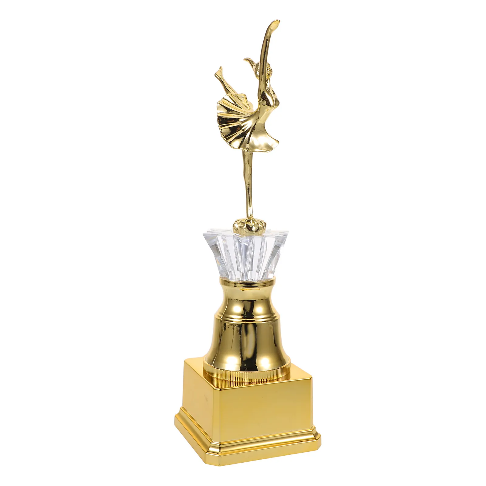 Пластиковый золотой балетный кубок-трофей малого размера, легкий, для танцевальных соревнований, награда для победителей, сувенир
Пластиковый золотой балетный кубок-трофей малого размера, легкий, для танцевальных соревнований, награда для победителей, сувенир