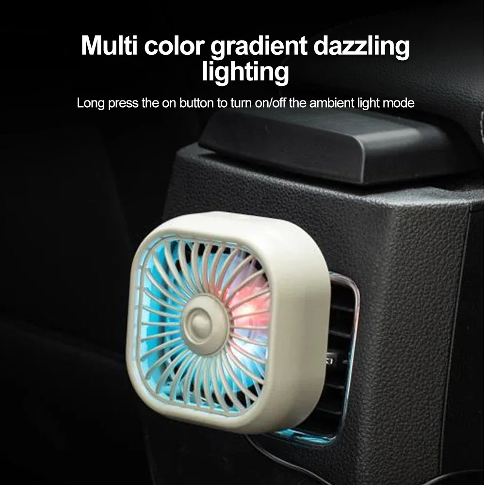 Car Air Outlet Cooling Fan Adjustment Powerful USB Light Creative Low Noise Multi-function Mini Car Interior Fan Cooler
Car Air Outlet Cooling Fan Adjustment Powerful USB Light Creative Low Noise Multi-function Mini Car Interior Fan Cooler