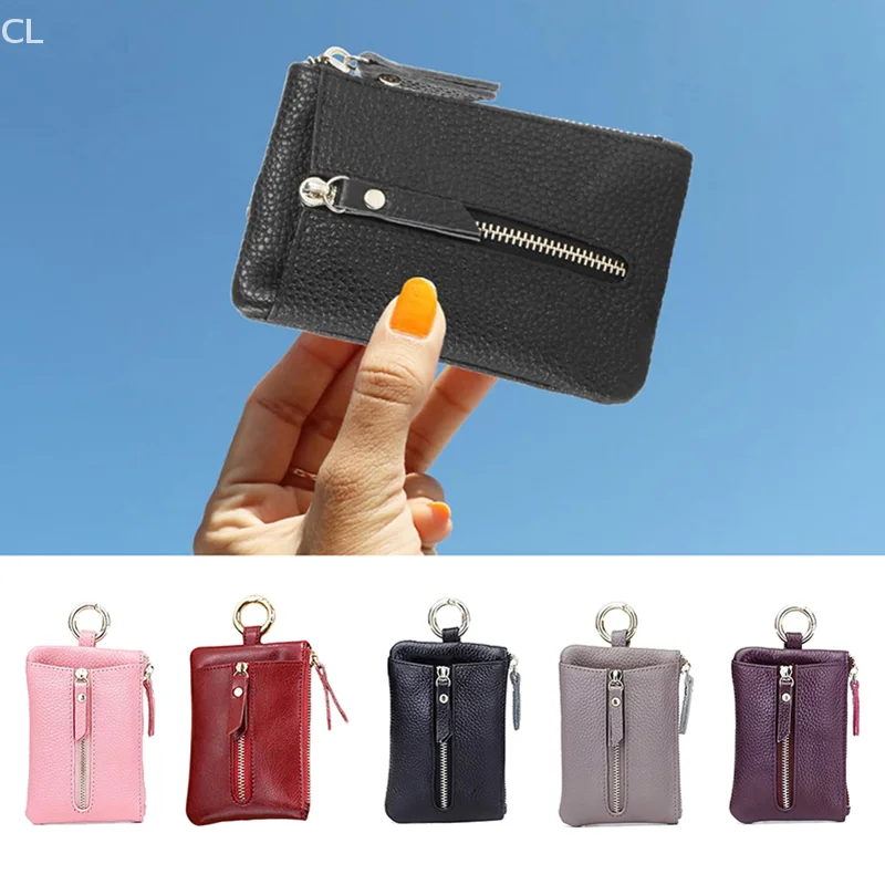 Genuine Leather Key Wallets Unisex Retro Keys Organizer Men Cowhide Key Card Holders Women Housekeeper Keychain Cover Coin 
Genuine Leather Key Wallets Unisex Retro Keys Organizer Men Cowhide Key Card Holders Women Housekeeper Keychain Cover Coin