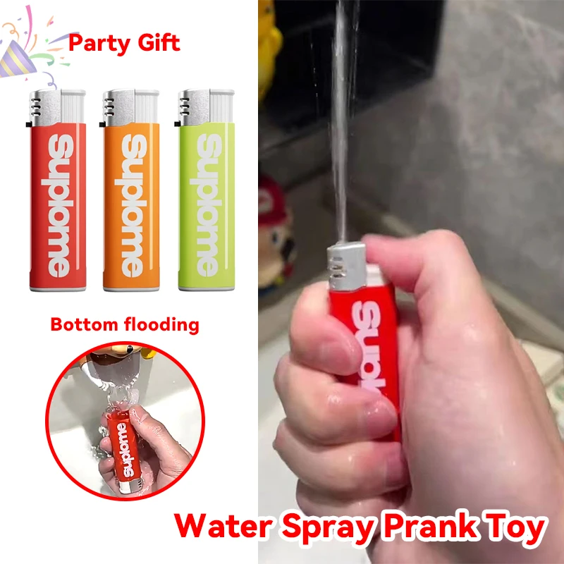 1Pcs mini water lighter model prank toy Light water spray toy novelty prank gift Small adult party gift 2024 New
1Pcs mini water lighter model prank toy Light water spray toy novelty prank gift Small adult party gift 2024 New
