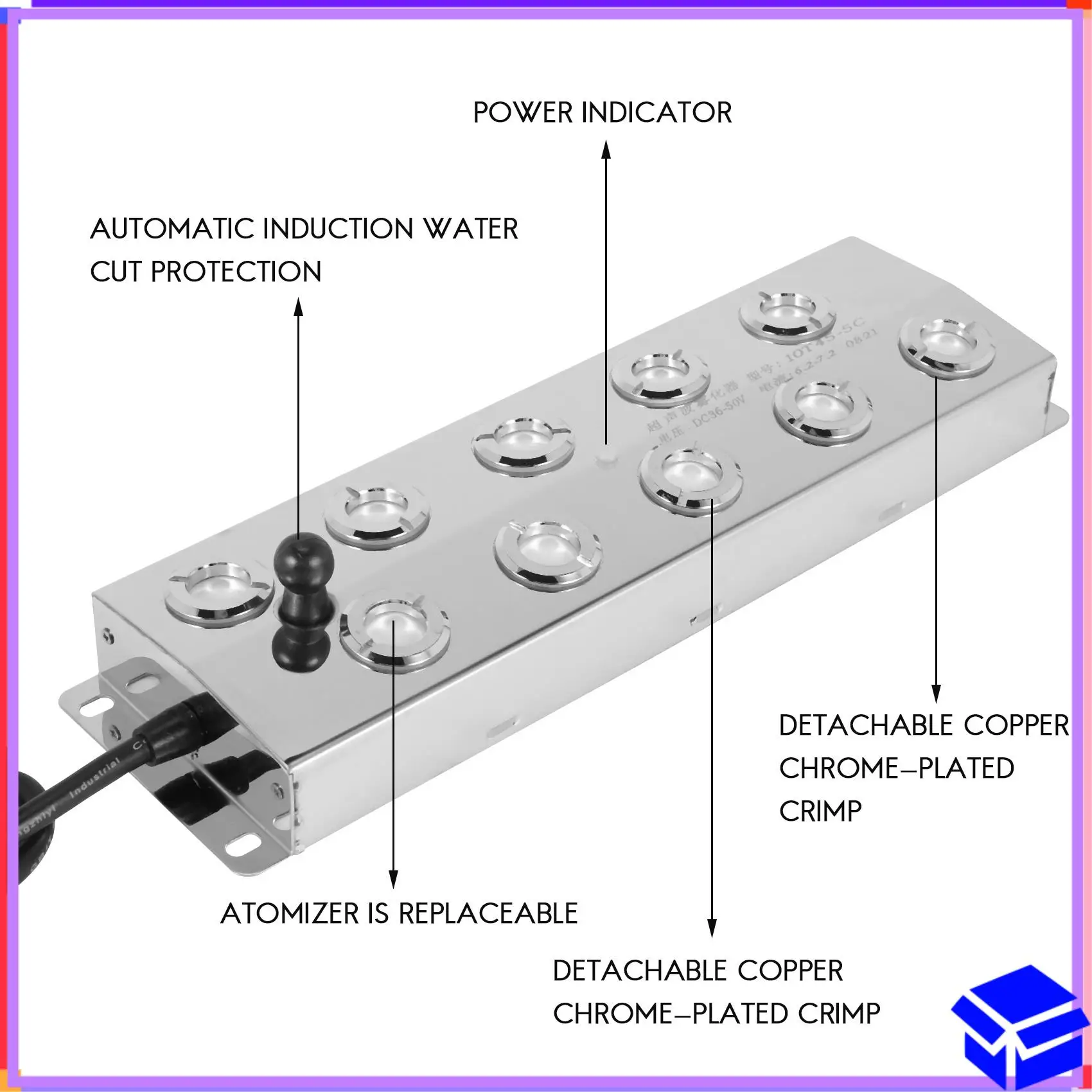 Reliable 10 Head Ultrasonic Mist Maker Fogger Humidifier Greenhouse Aeromist Hydroponics DIY Air Humidifier
Reliable 10 Head Ultrasonic Mist Maker Fogger Humidifier Greenhouse Aeromist Hydroponics DIY Air Humidifier