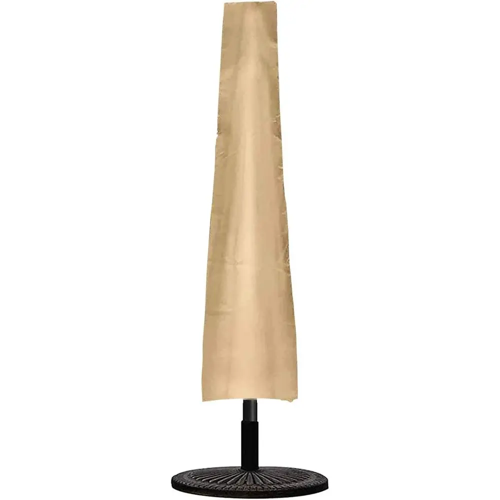 Durable 600D Fabric Patio Umbrella Cover, Waterproof Outdoor Protection with Zipper, Khaki
Durable 600D Fabric Patio Umbrella Cover, Waterproof Outdoor Protection with Zipper, Khaki