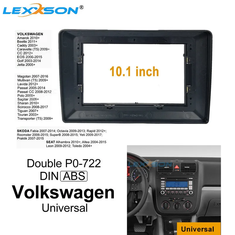 10Inch Car Fascia For Volkswagen Touran Passat Golf CC Jetta Magotan SEAT Panel Mount Double Din Car DVD Frame Dash Installation
10Inch Car Fascia For Volkswagen Touran Passat Golf CC Jetta Magotan SEAT Panel Mount Double Din Car DVD Frame Dash Installation