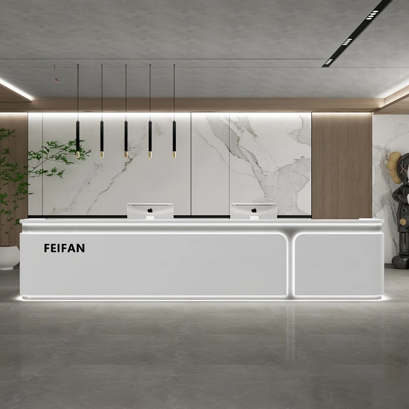 Long Display Reception Desks Modern Company Restaurant Hotel Beauty Luxury Reception Desks Bar Mostrador Commercial Furniture
Long Display Reception Desks Modern Company Restaurant Hotel Beauty Luxury Reception Desks Bar Mostrador Commercial Furniture
