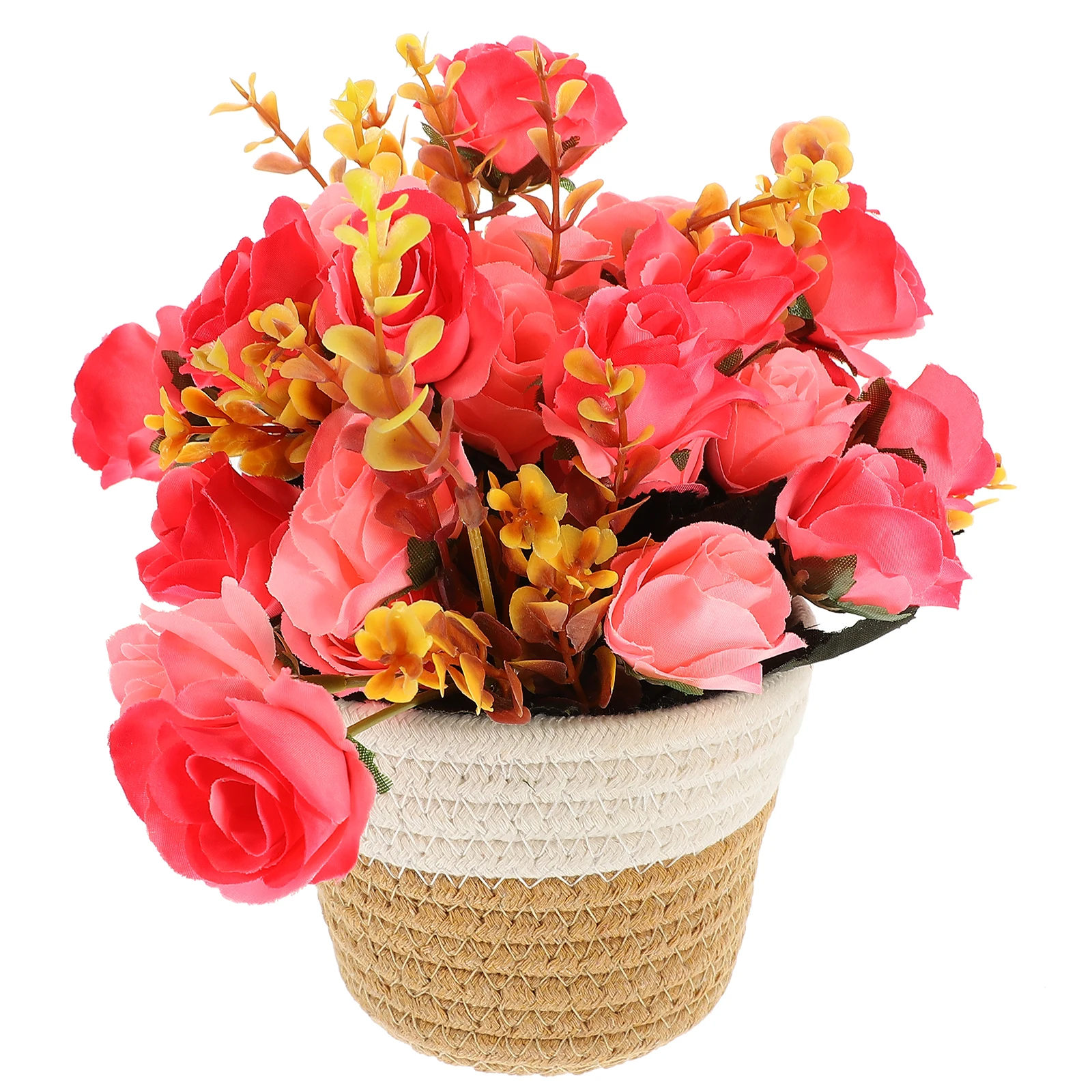 Fake Flowers Woven Basket Floral Artificial Potted Plants Decoration Flowerpot Simulation
Fake Flowers Woven Basket Floral Artificial Potted Plants Decoration Flowerpot Simulation