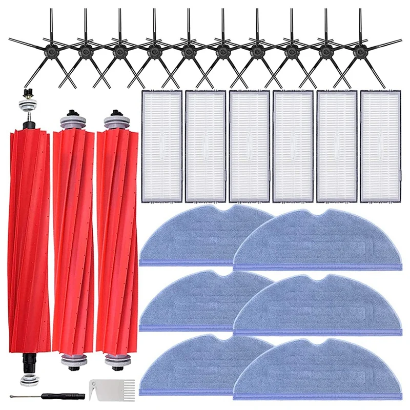 1Set Parts Accessories For Xiaomi Roborock S7, S7 Plus,S7 Maxv,S7 Maxv Plus,T7,T7S Robot Main Side Brush Filter Mops
1Set Parts Accessories For Xiaomi Roborock S7, S7 Plus,S7 Maxv,S7 Maxv Plus,T7,T7S Robot Main Side Brush Filter Mops