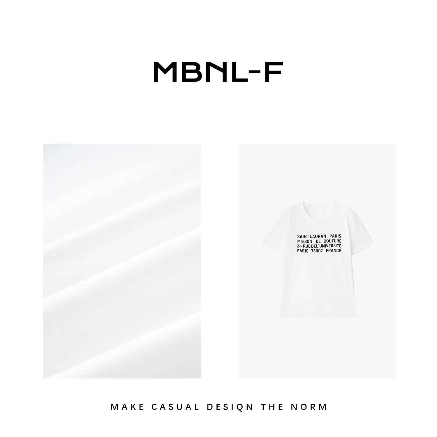 MBNLF Yang Forest Letter T 2024SS New Spring Casual Versatile T-irt XMT83 Women's Faion Comfortable Cotton Top
MBNLF Yang Forest Letter T 2024SS New Spring Casual Versatile T-irt XMT83 Women's Faion Comfortable Cotton Top