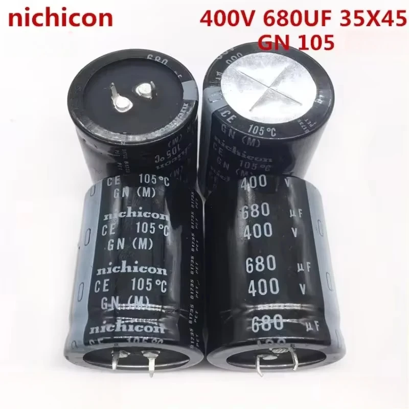 2 шт./5 шт. 680 мкФ 400 В Nichicon GN 35x45 мм 400 В 680 мкФ защелкивающийся электролитический конденсатор питания
2 шт./5 шт. 680 мкФ 400 В Nichicon GN 35x45 мм 400 В 680 мкФ защелкивающийся электролитический конденсатор питания