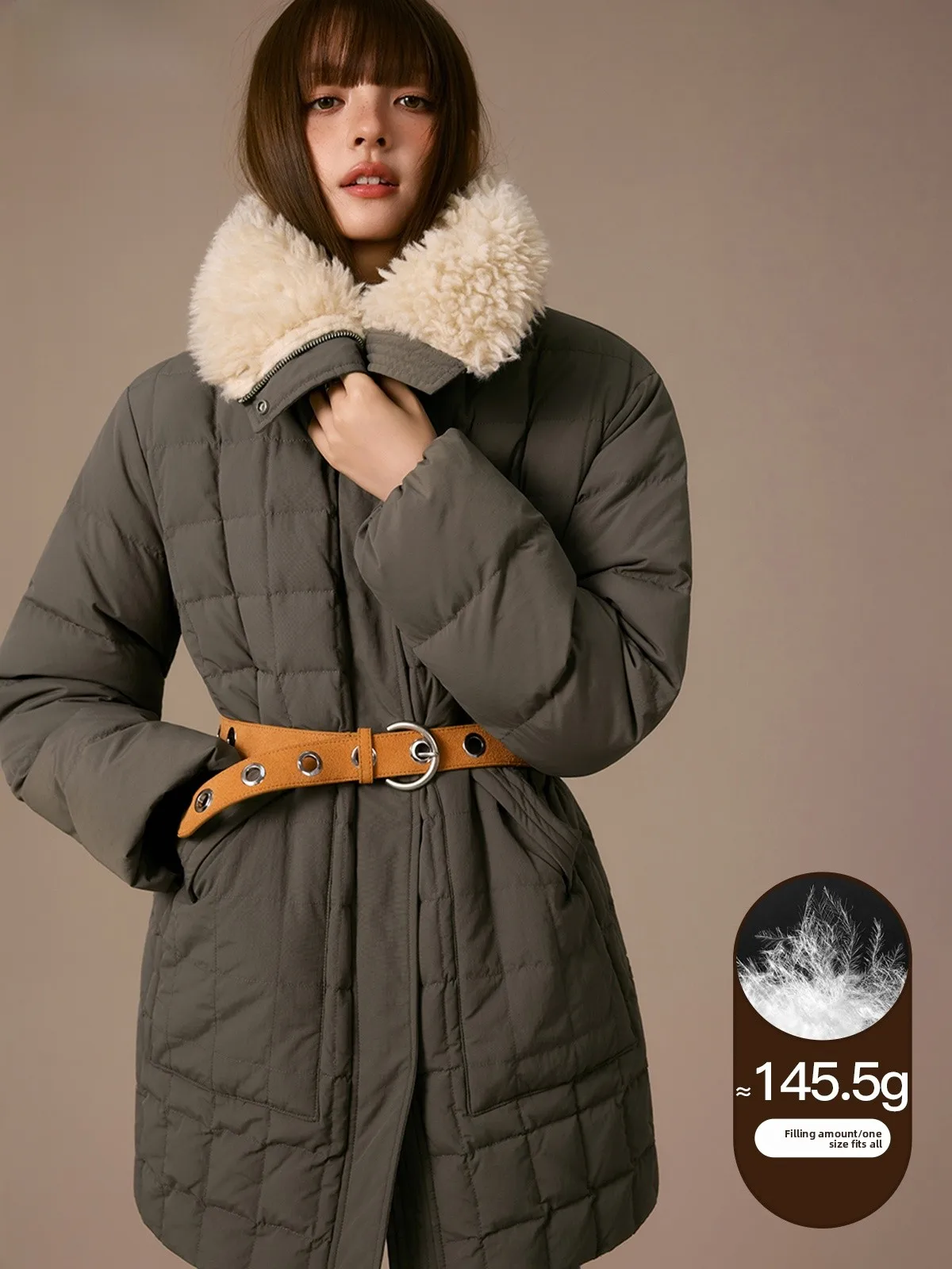 Женская утепленная куртка с воротником из искусственного меха, теплая, с наполнителем из 90% пуха, утолщенная, для весны, осени и зимы, в корейском стиле, для повседневной носки
Женская утепленная куртка с воротником из искусственного меха, теплая, с наполнителем из 90% пуха, утолщенная, для весны, осени и зимы, в корейском стиле, для повседневной носки