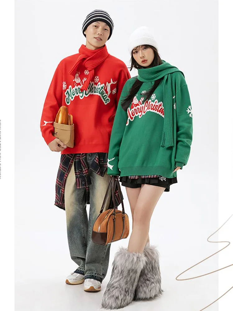 Cisas round Ne Sweater Couples Lazy Sle Knitted Outerwear Winter Seasonal Loose Fit Long Sve Casual Daily Wear
Cisas round Ne Sweater Couples Lazy Sle Knitted Outerwear Winter Seasonal Loose Fit Long Sve Casual Daily Wear