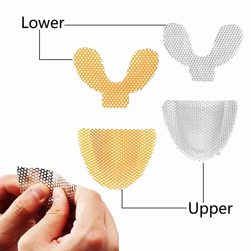 10/20Pcs Dental Upper Lower Denture Reinforcement Mesh Denture Material Metal Palatal Reinforcement Mesh Lab Materials
10/20Pcs Dental Upper Lower Denture Reinforcement Mesh Denture Material Metal Palatal Reinforcement Mesh Lab Materials