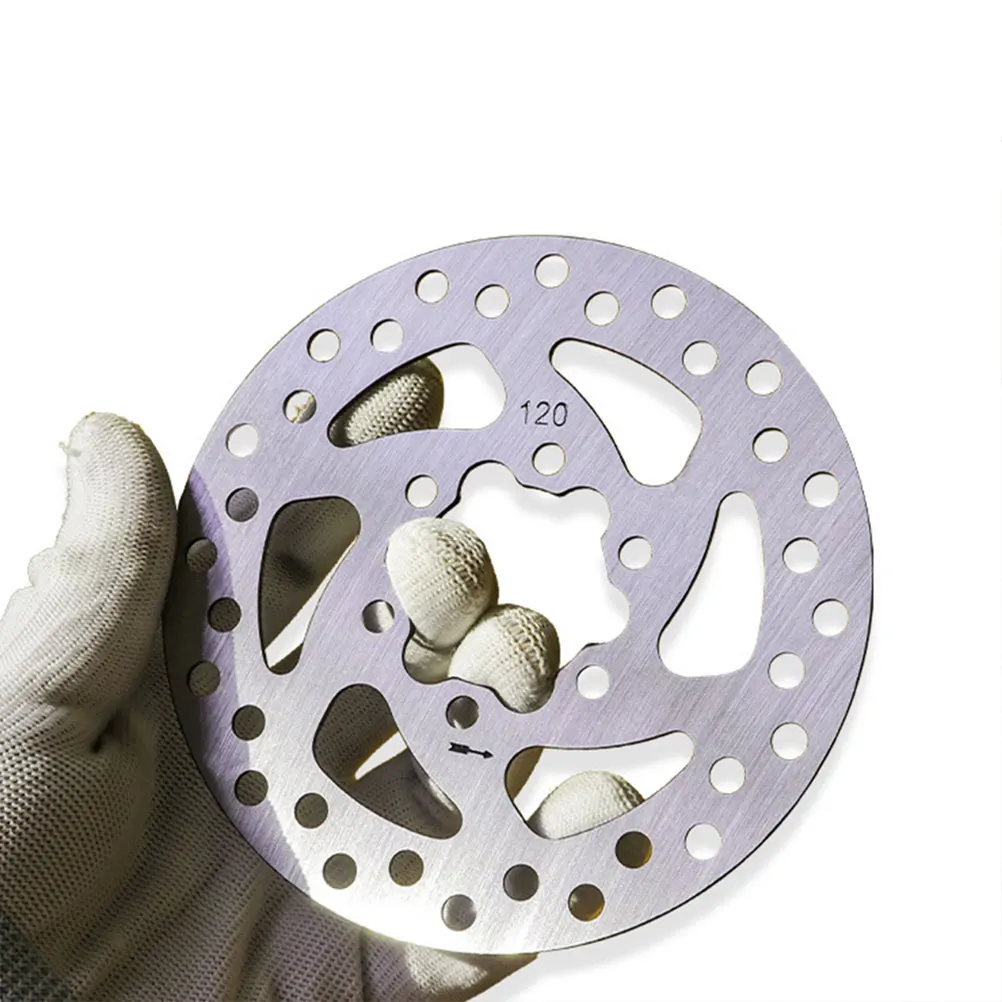 Scooter Bike Disc Brake Rotor 120mm Stainless Steel Durable Electric Scooter Brake Disc 6 Bolt Rotor Bike Brakes
Scooter Bike Disc Brake Rotor 120mm Stainless Steel Durable Electric Scooter Brake Disc 6 Bolt Rotor Bike Brakes
