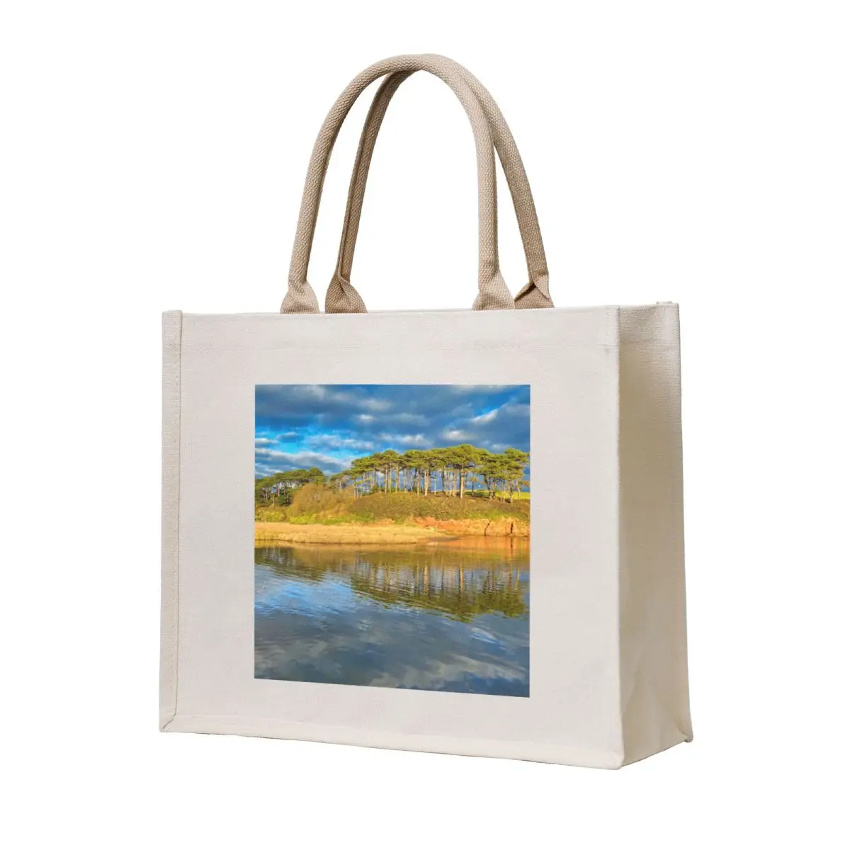River Otter mouth at Budleigh Salterton beach Tote Bag reusable shopping bags Shopper bag custom canvas bag 
River Otter mouth at Budleigh Salterton beach Tote Bag reusable shopping bags Shopper bag custom canvas bag