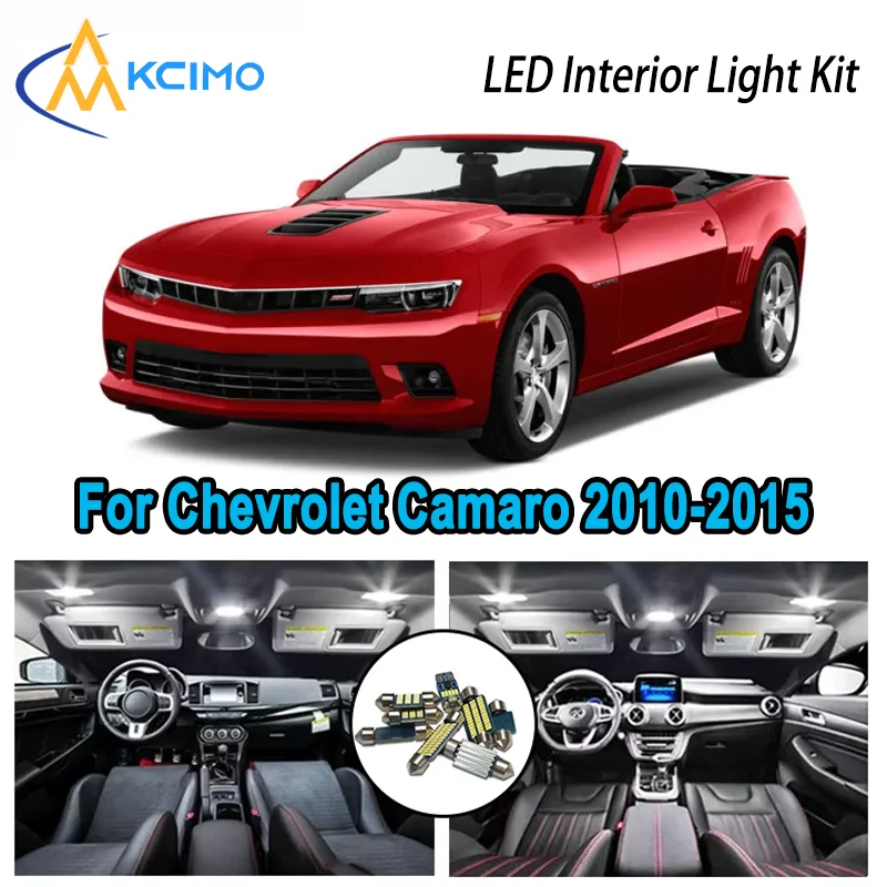 High-Quality LED Interior Kit for Chevrolet Camaro 2010-2015 2012 2013 2014 Premium Error-Free Dome Map Trunk Automotive Lamps
High-Quality LED Interior Kit for Chevrolet Camaro 2010-2015 2012 2013 2014 Premium Error-Free Dome Map Trunk Automotive Lamps