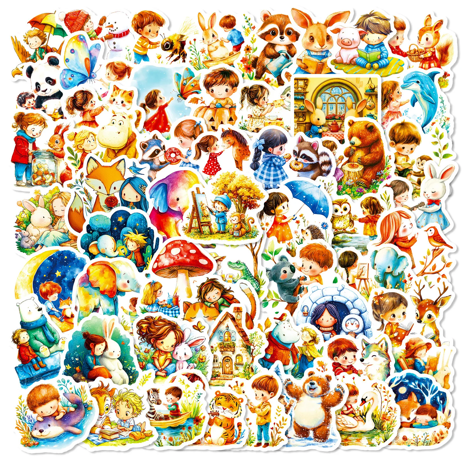 56PCS Fantasy Amusement Park Colorful Stickers Waterproof Cartoon Graffiti Decoration DIY Kids Toys Laptop Guitar Bike Decals
56PCS Fantasy Amusement Park Colorful Stickers Waterproof Cartoon Graffiti Decoration DIY Kids Toys Laptop Guitar Bike Decals
