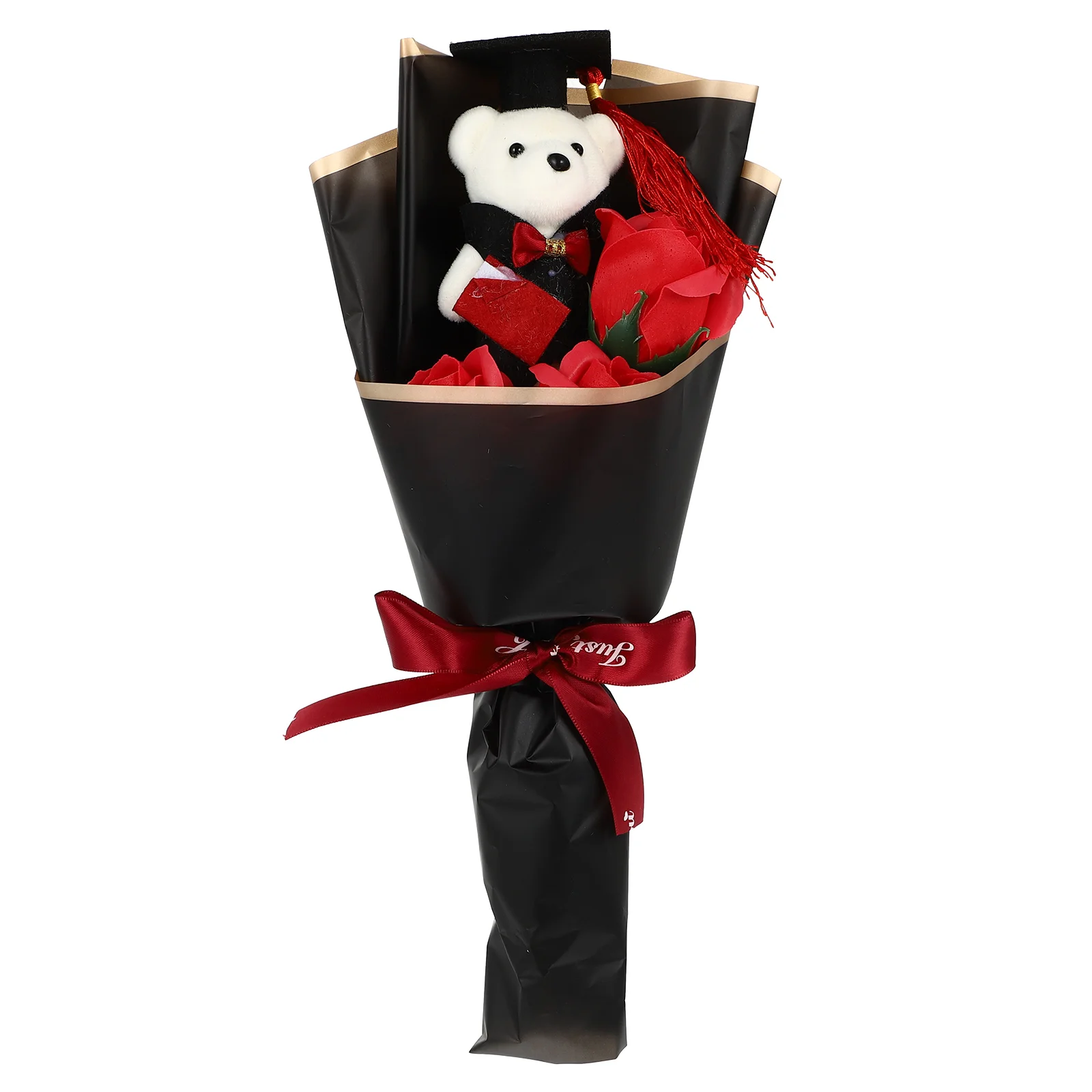 Graduation Bouquet Decor Unique Flower Bear Gift Delicate Season Plastic Artificial for
Graduation Bouquet Decor Unique Flower Bear Gift Delicate Season Plastic Artificial for