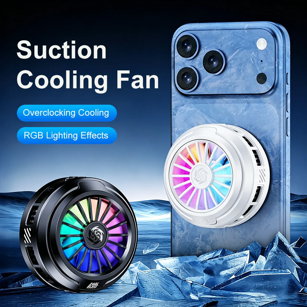 Magnetic Phones Cooler Back-Clip 2 in 1 Game Cooler Semiconductor Fast Phone Cooling Fan for IOS Android Phone
Magnetic Phones Cooler Back-Clip 2 in 1 Game Cooler Semiconductor Fast Phone Cooling Fan for IOS Android Phone