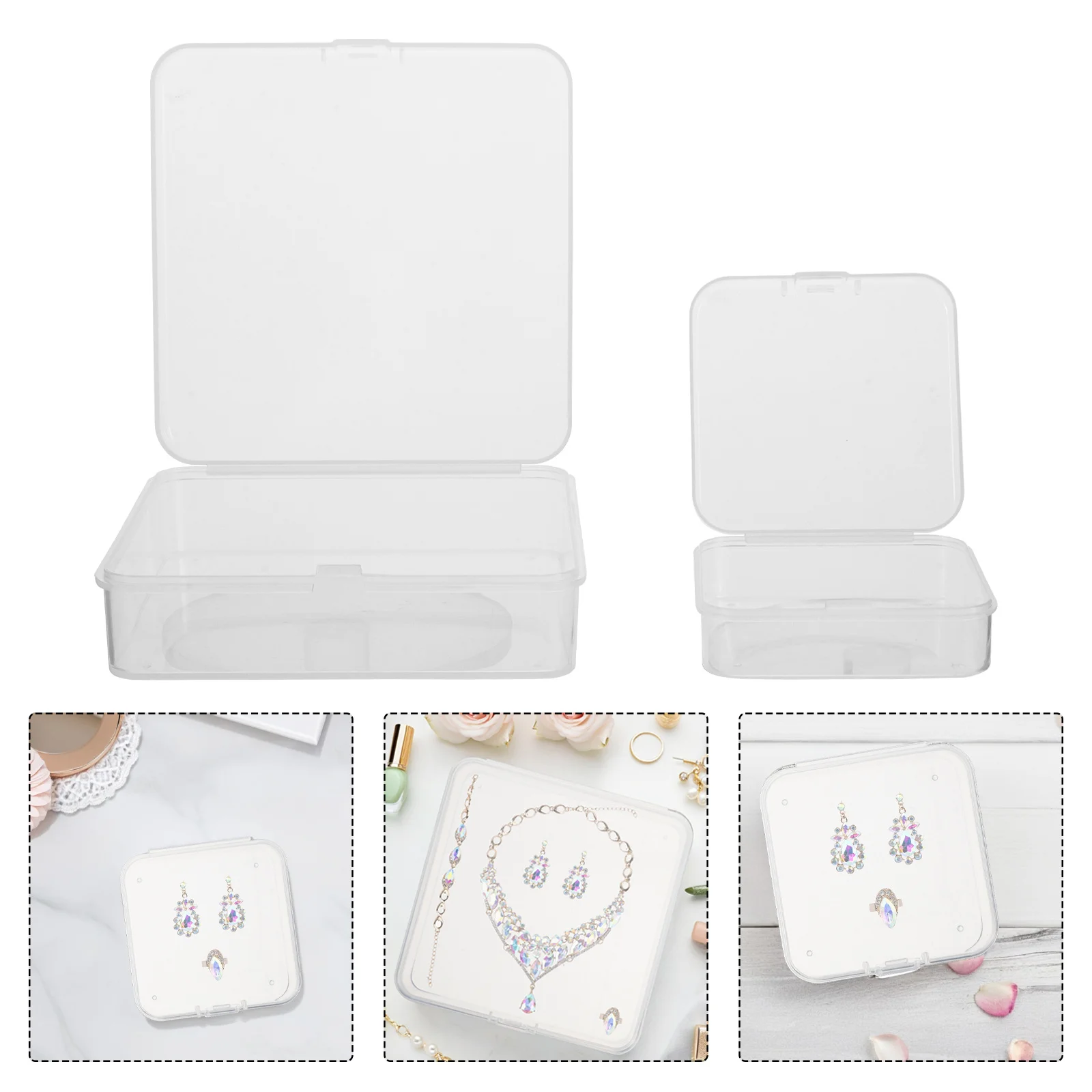 30Pcs Rectangular Plastic Organizer Transparent Storage Box for Jewelry Craft Supplies Small Parts Beads Box Small Plastic Boxes
30Pcs Rectangular Plastic Organizer Transparent Storage Box for Jewelry Craft Supplies Small Parts Beads Box Small Plastic Boxes