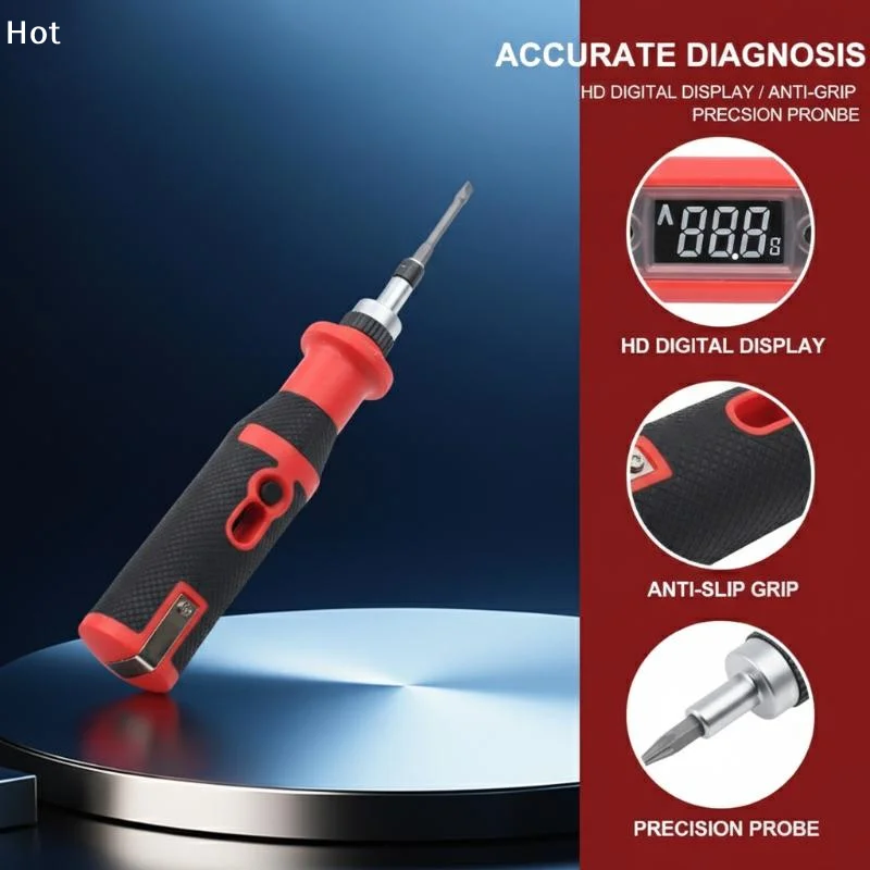 1Set Screwdriver Voltage Tester Pen LCD Display Screen Electrical Induction Circuit Test Penci Voltmeter Detector Indicator
1Set Screwdriver Voltage Tester Pen LCD Display Screen Electrical Induction Circuit Test Penci Voltmeter Detector Indicator