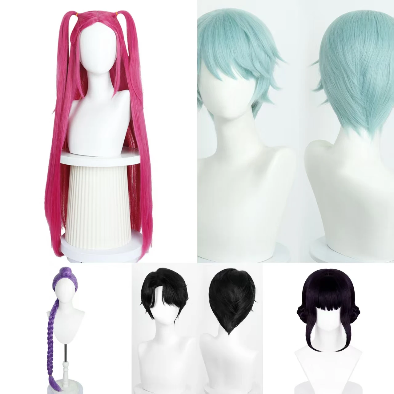 Anime Cosplay Wig for men women Synthetic Hair Heat Resistant Synthetic Fiber with Rose net for party
Anime Cosplay Wig for men women Synthetic Hair Heat Resistant Synthetic Fiber with Rose net for party