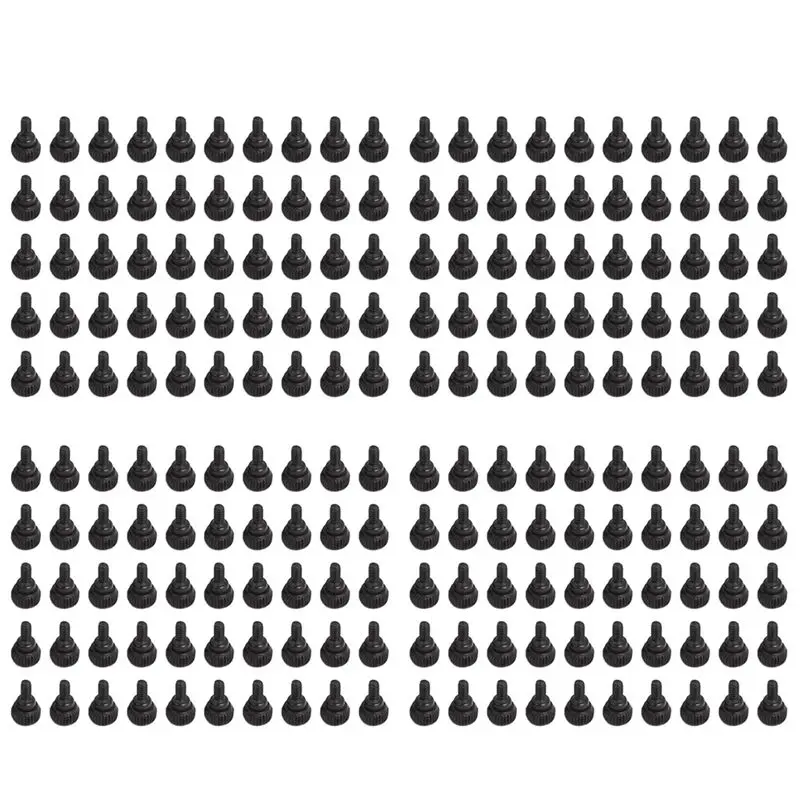 A98E-PC Computer Case Thumbscrews M3.5 Thumb Screws Black 200 Pcs
A98E-PC Computer Case Thumbscrews M3.5 Thumb Screws Black 200 Pcs