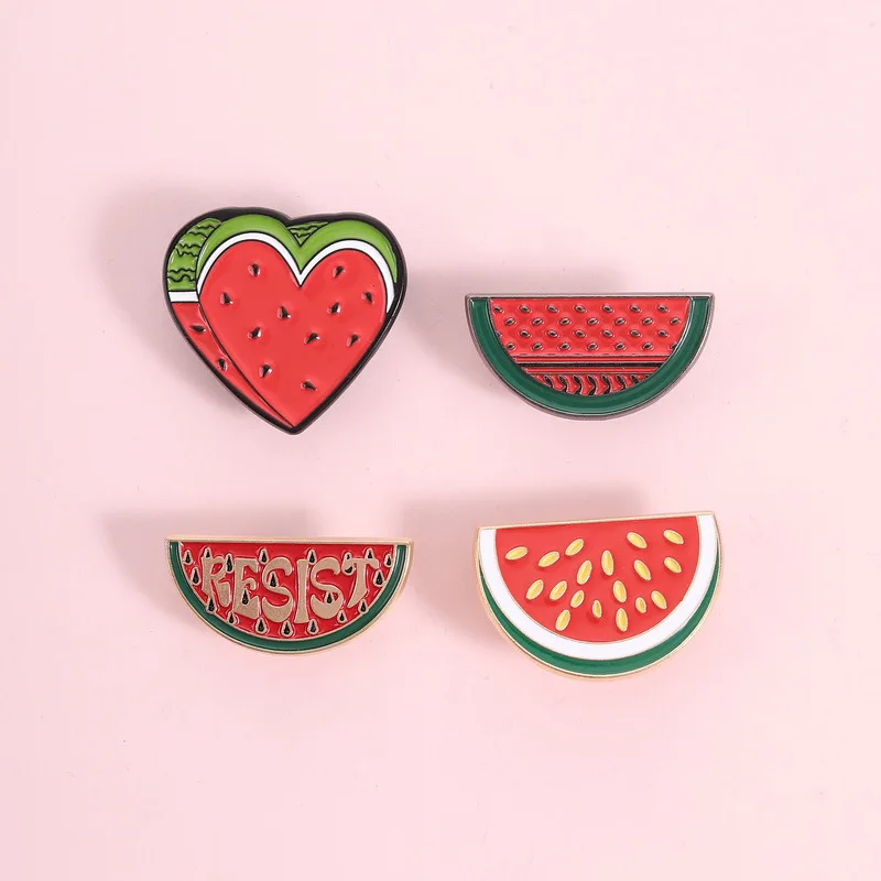 Simple cartoon fruit watermelon Enamel Pins Fashion women's brooches clothing accessories gifts toys
Simple cartoon fruit watermelon Enamel Pins Fashion women's brooches clothing accessories gifts toys