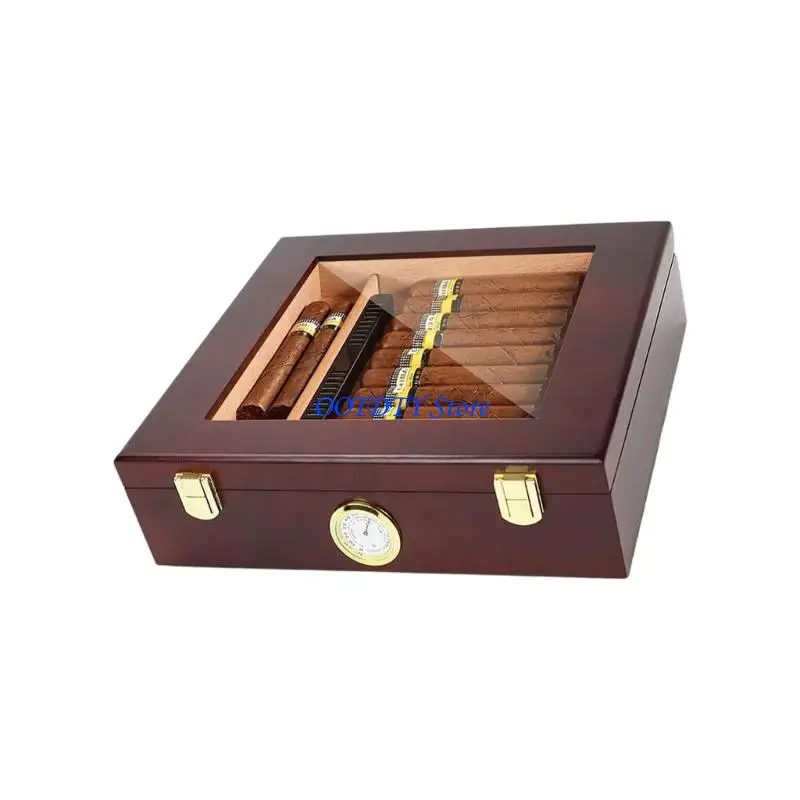 367A Drawer Container Box with Hygrometer Moisture Control for Fine Storage Humidifier Gift For Men Father
367A Drawer Container Box with Hygrometer Moisture Control for Fine Storage Humidifier Gift For Men Father